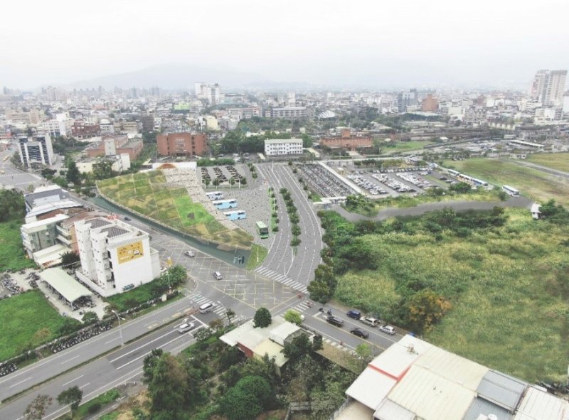 宜蘭轉運站完工模擬圖|圖:宜蘭縣政府提供