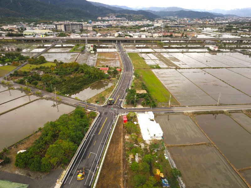 冬山鄉自強路全線通車|圖:宜蘭縣政府提供