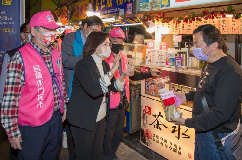 宜蘭東門夜市獲環保署評定為環保夜市特優|圖:宜蘭縣政府提供